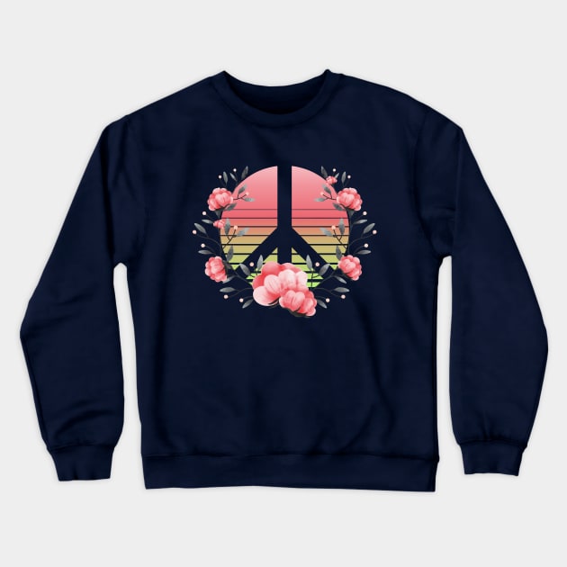 Hippie Crewneck Sweatshirt by ManulaCo